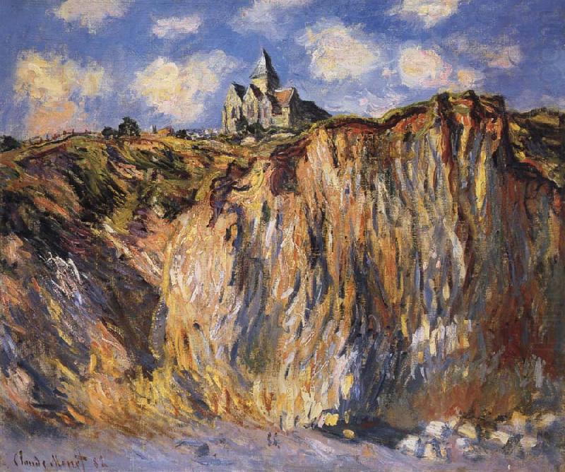 The Church at Varengville,Morning Effect, Claude Monet